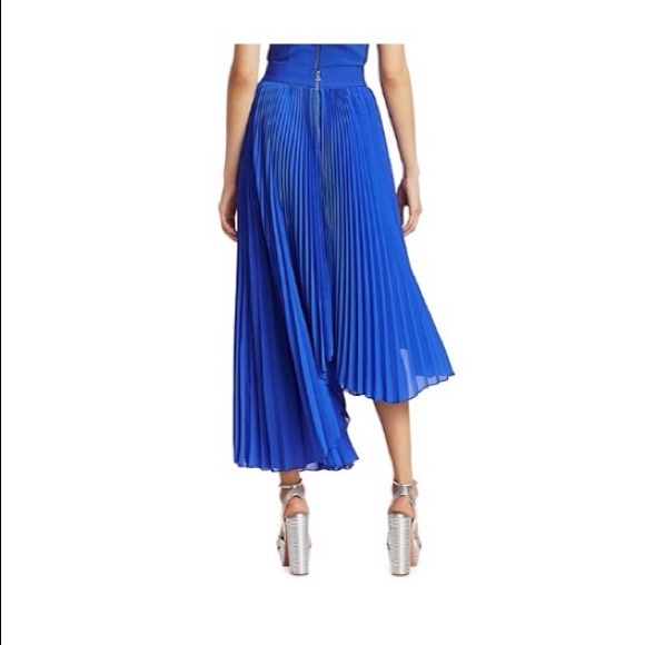 Alice & Olivia ‼️CYBER MONDAY SALE‼️ pleated midi ultramarine skirt -NWT - Picture 5 of 17
